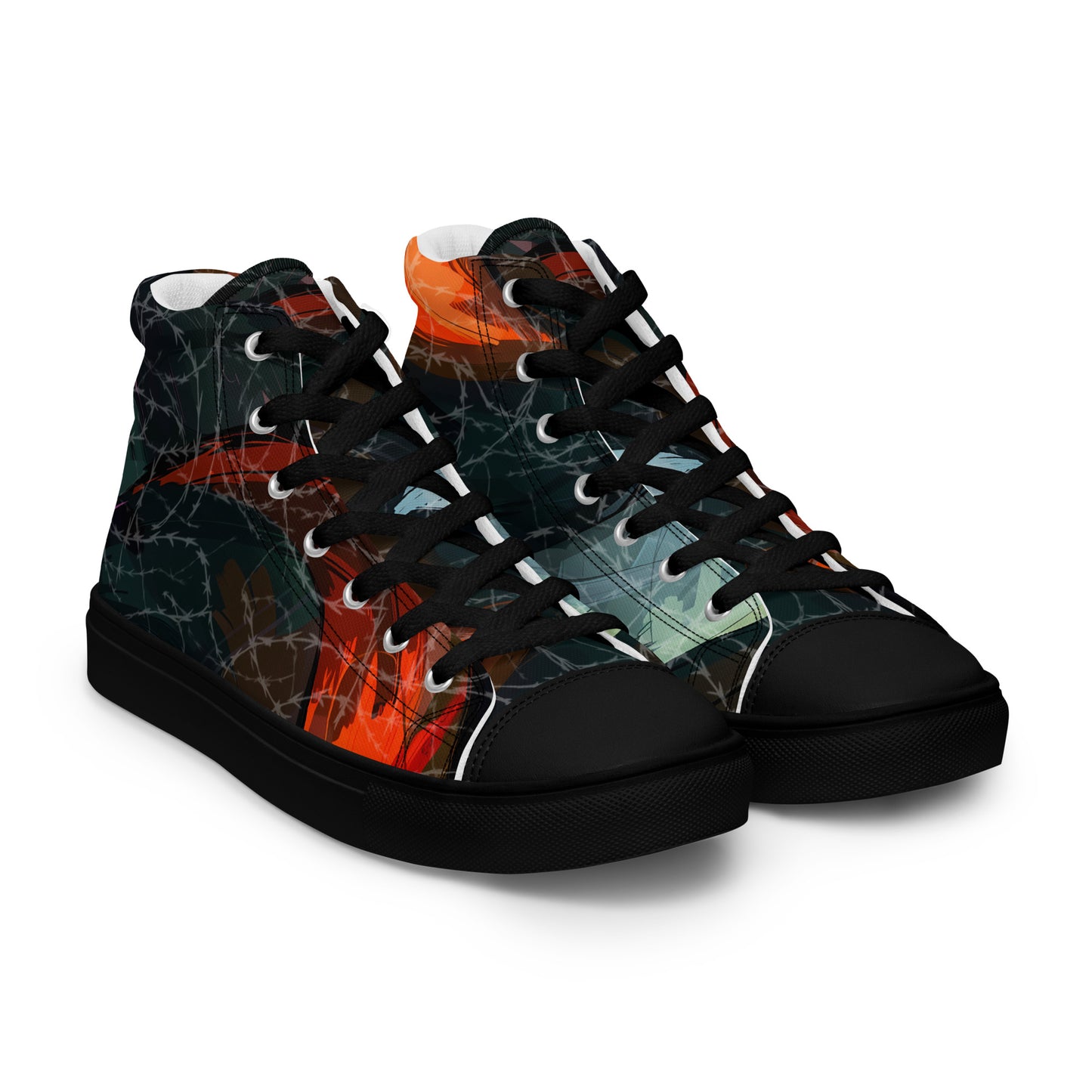 Women’s high top canvas shoes