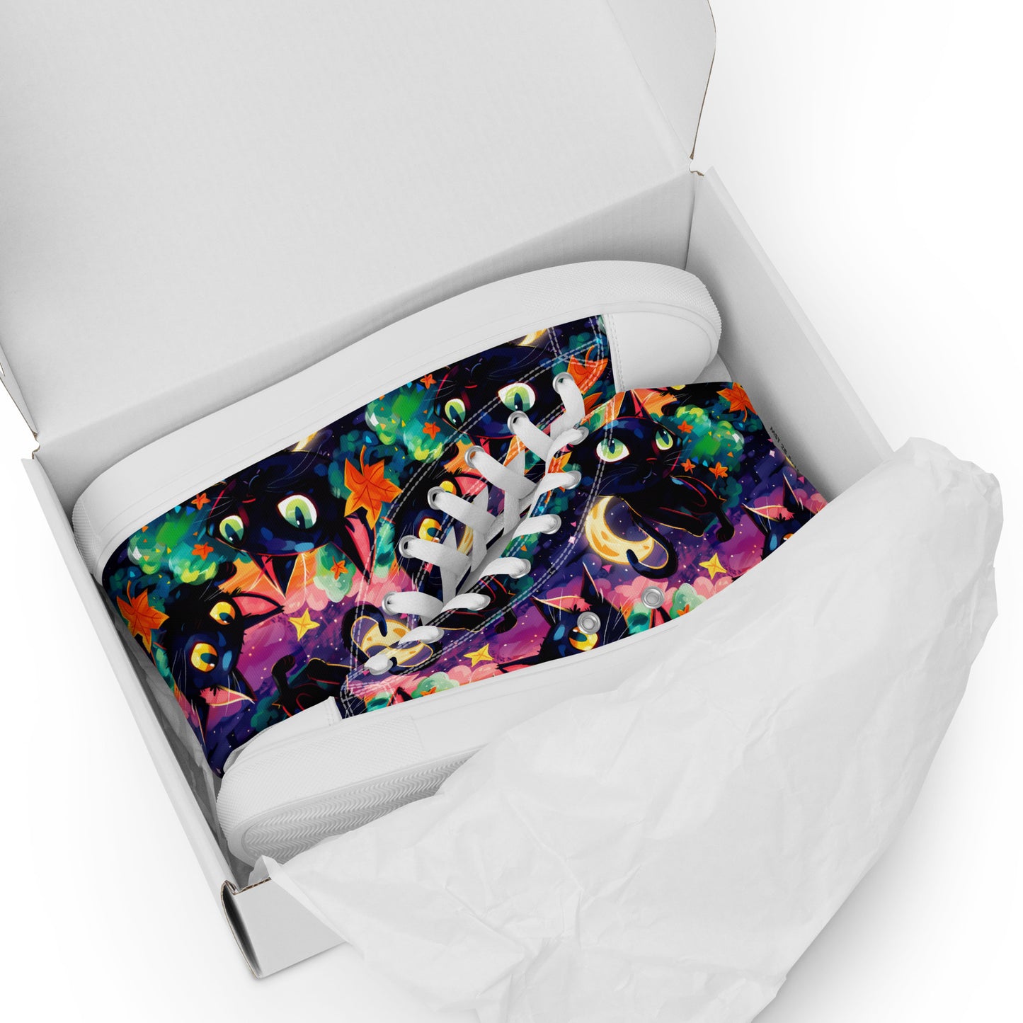 Women’s high top canvas shoes