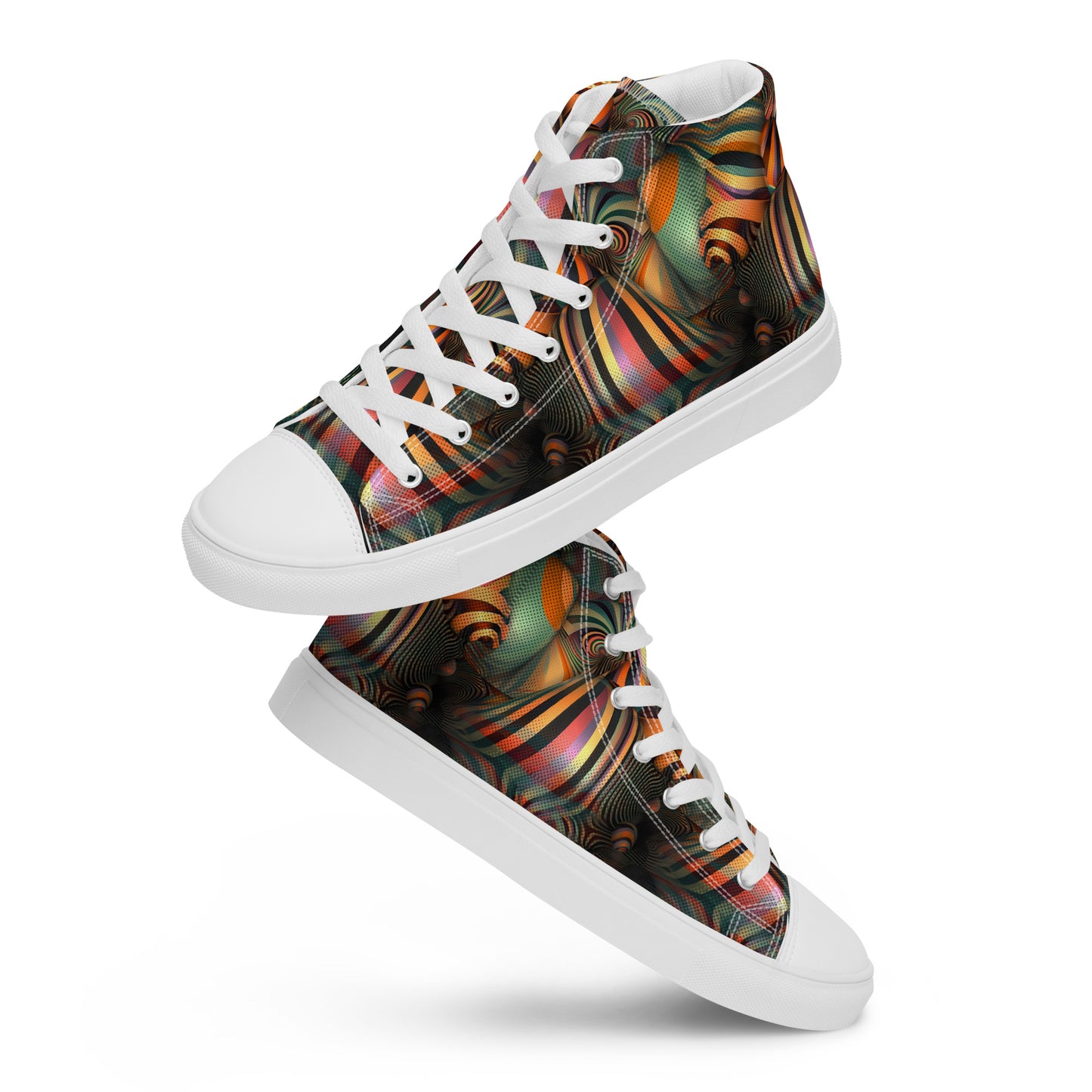 Women’s high top canvas shoes