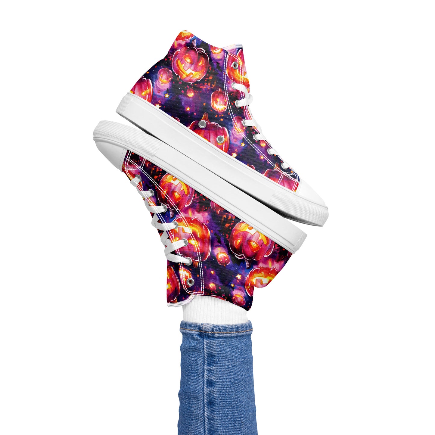 Women’s high top canvas shoes