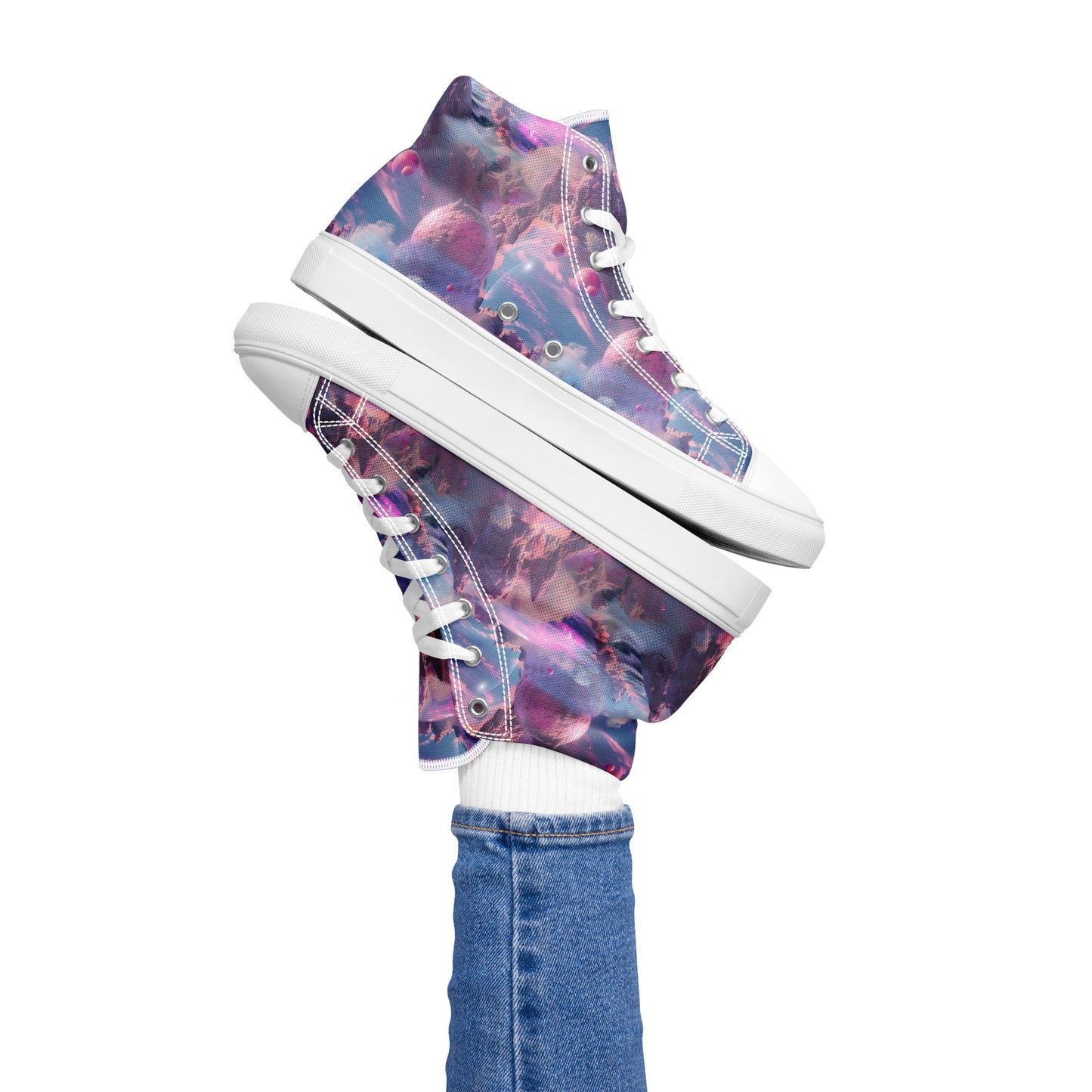 Women’s high top canvas shoes