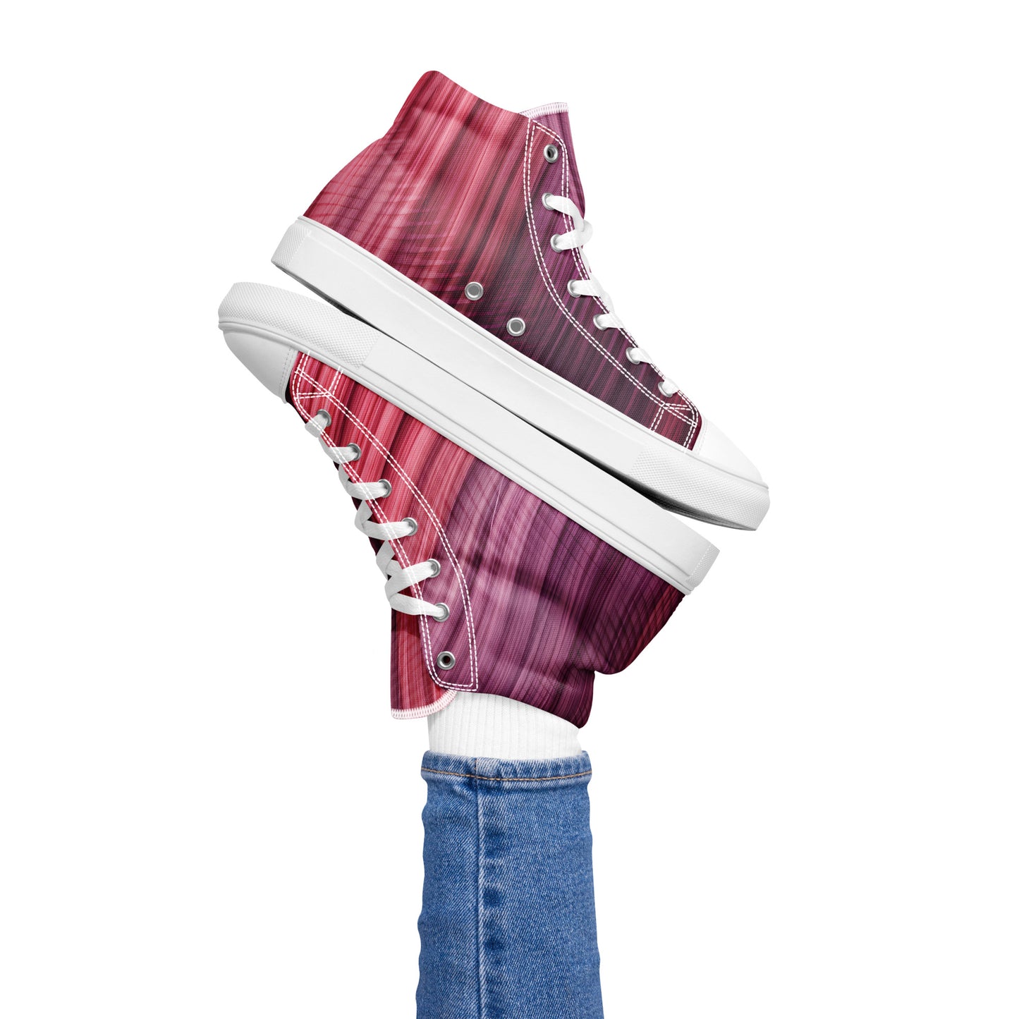 Women’s high top canvas shoes