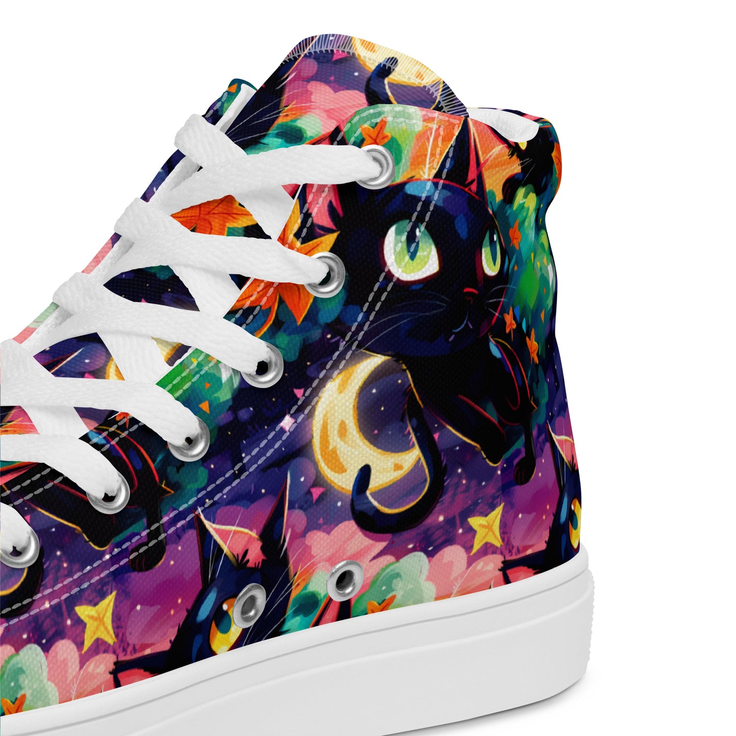 Women’s high top canvas shoes