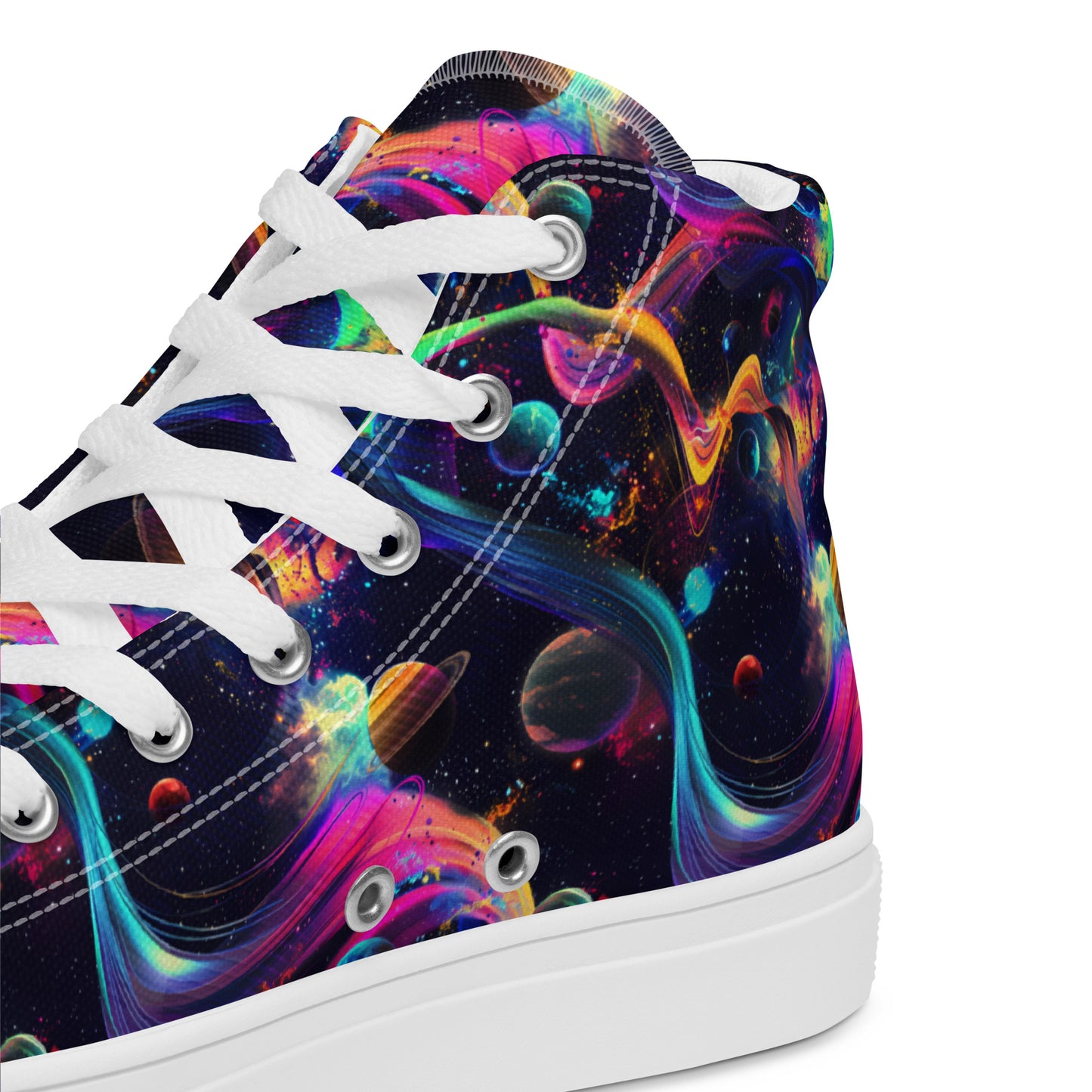 Women’s high top canvas shoes