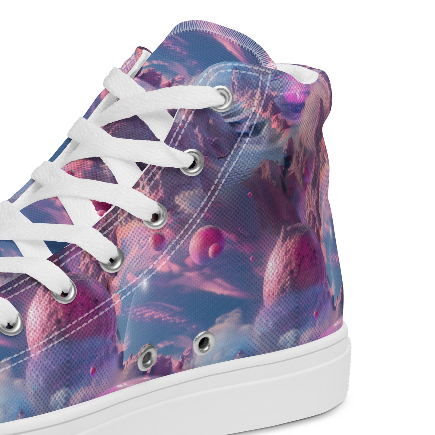 Women’s high top canvas shoes