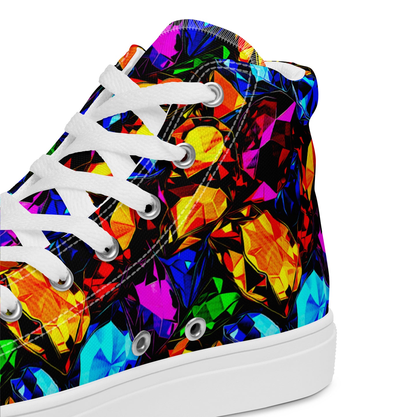 Women’s high top canvas shoes