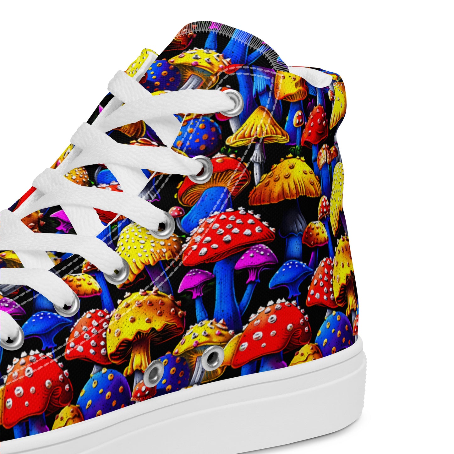 Women’s high top canvas shoes