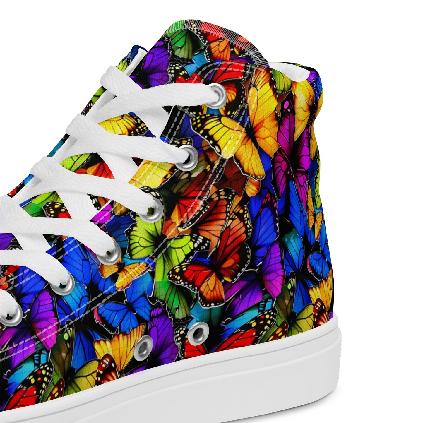 Women’s high top canvas shoes