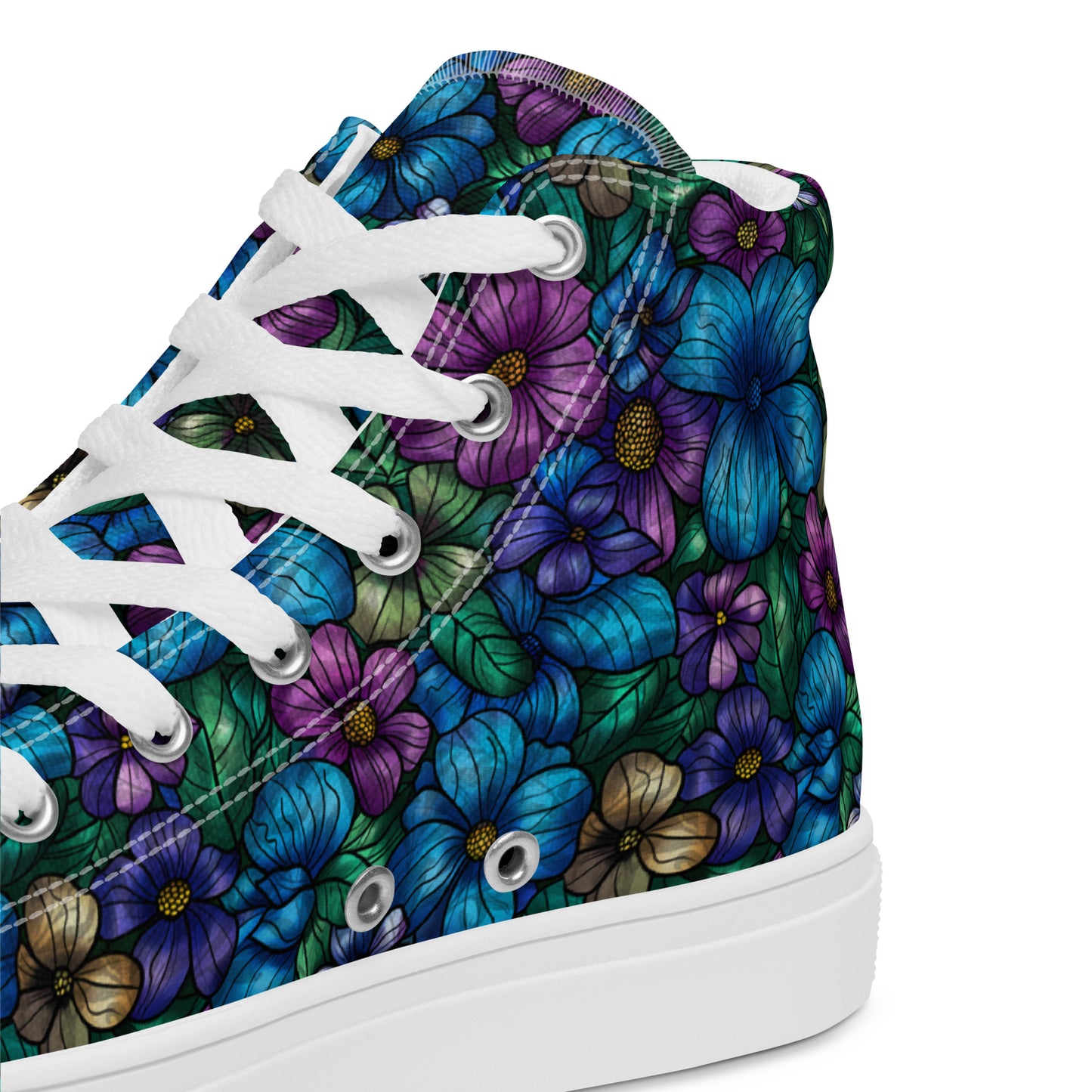 Women’s high top canvas shoes