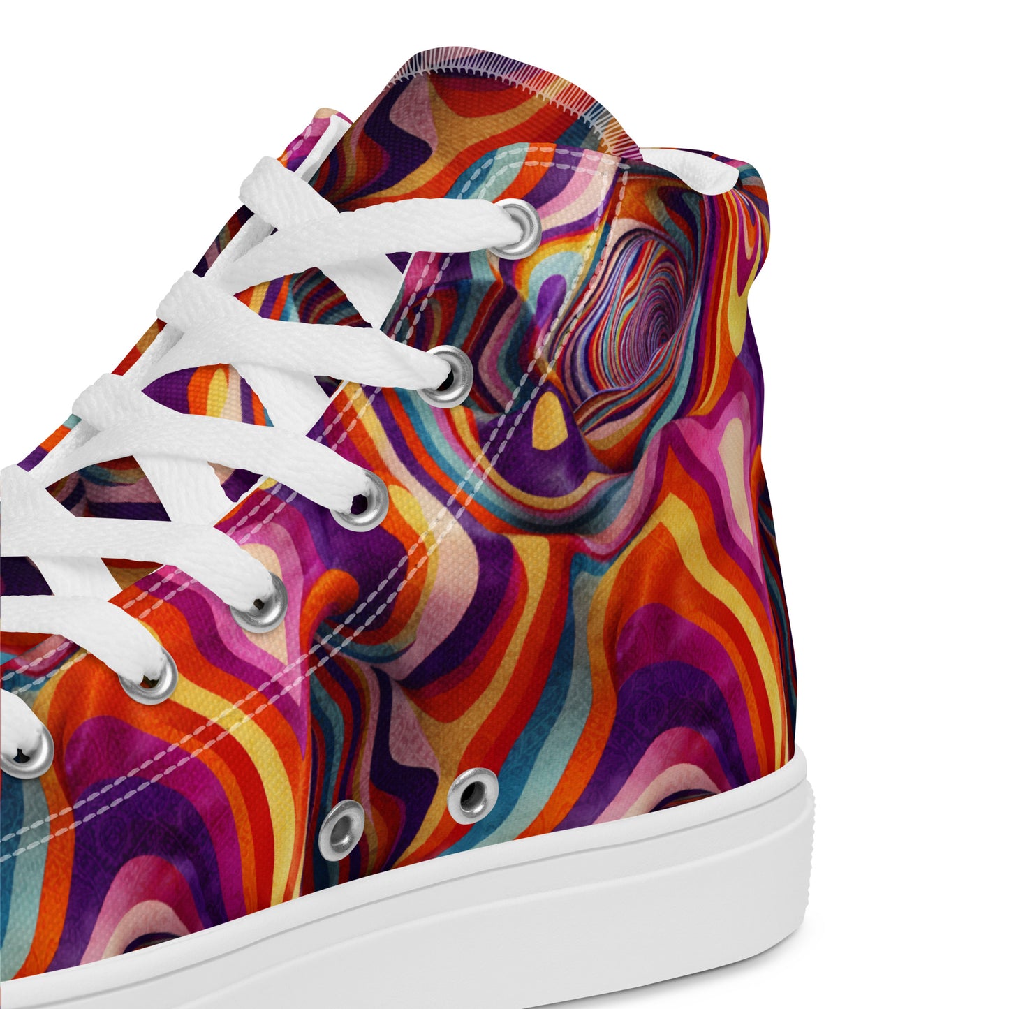 Women’s high top canvas shoes