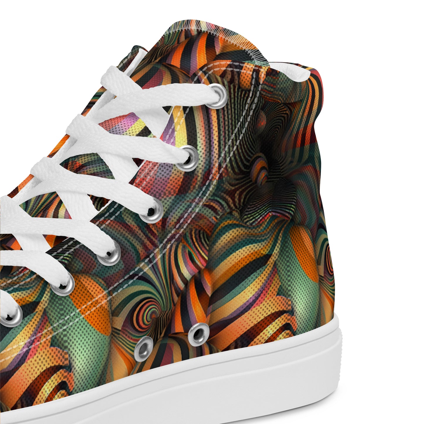 Women’s high top canvas shoes