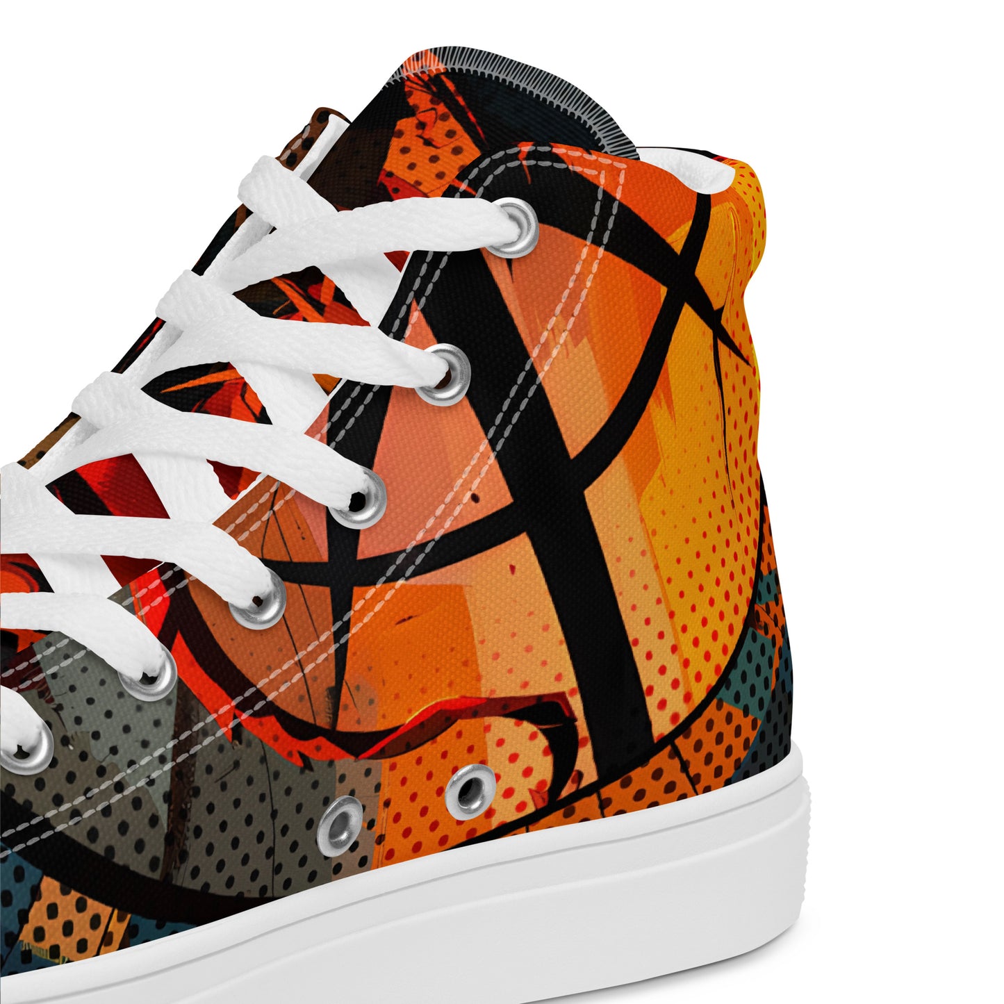 Women’s high top canvas shoes