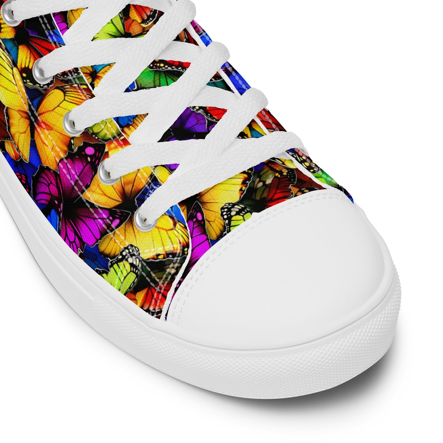 Women’s high top canvas shoes