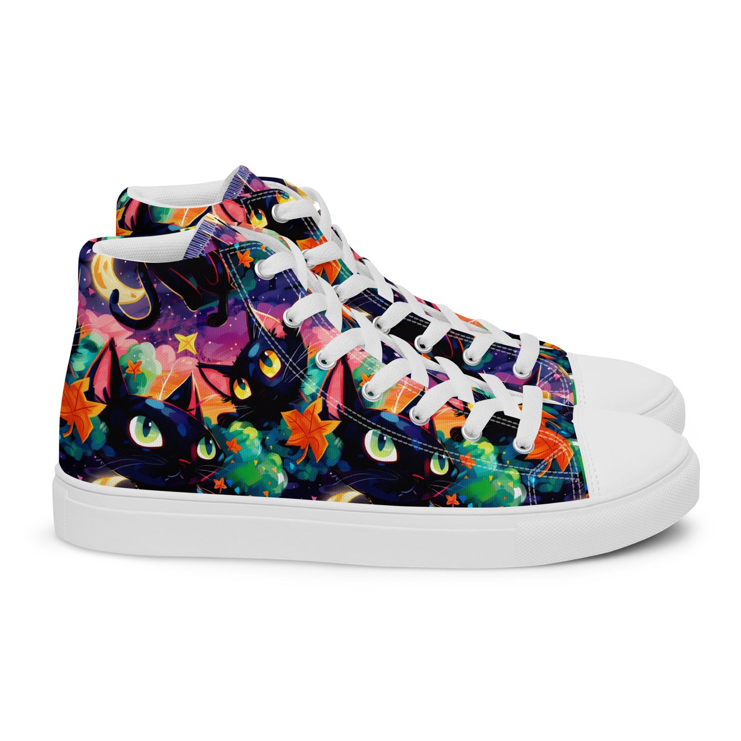 Women’s high top canvas shoes