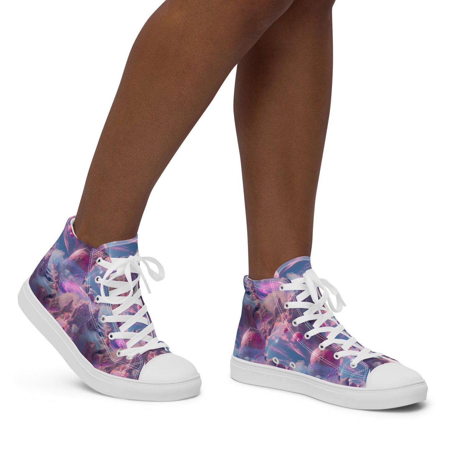 Women’s high top canvas shoes