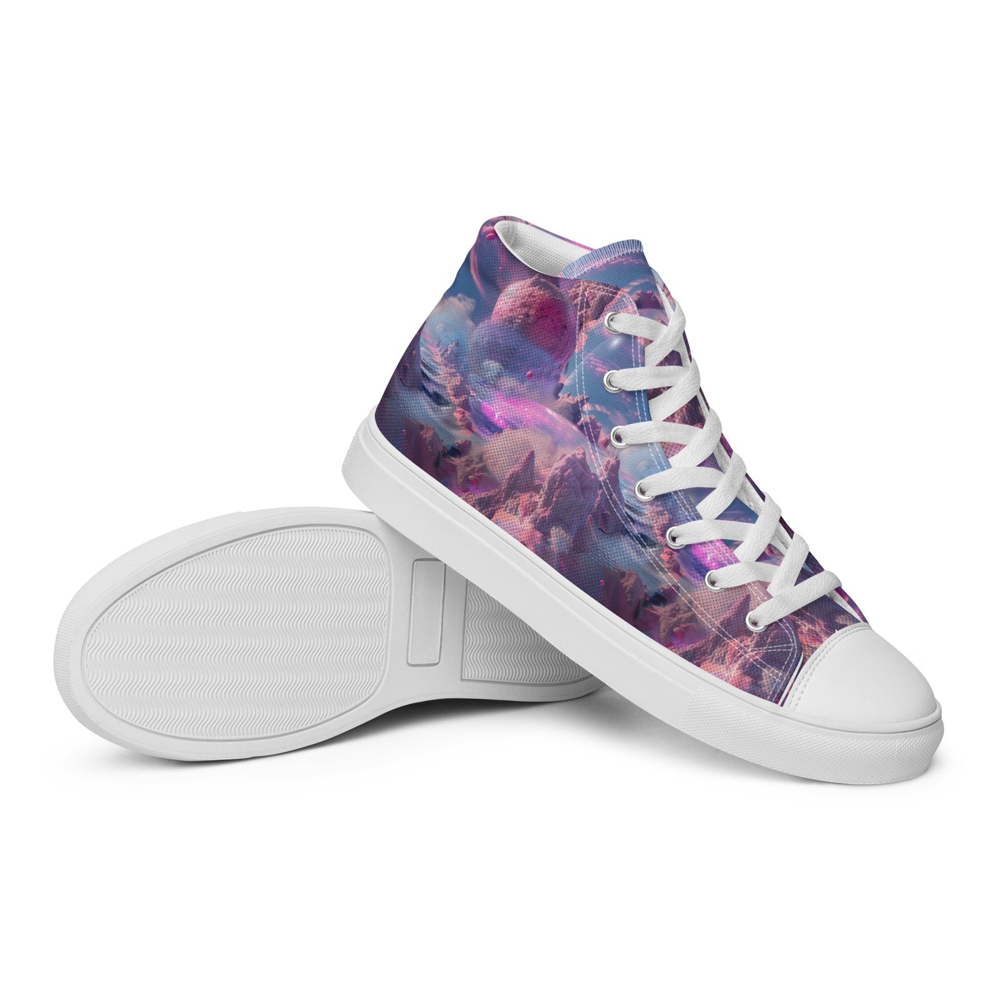 Women’s high top canvas shoes