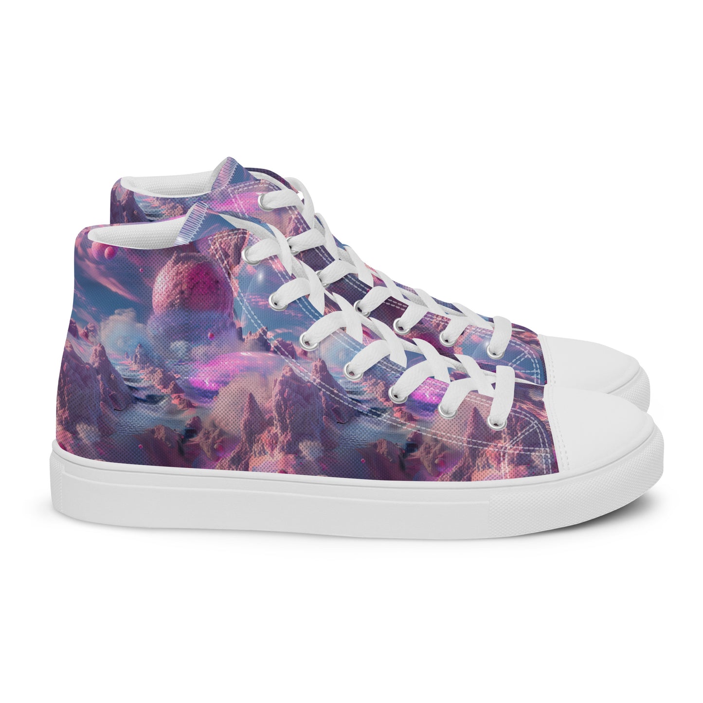 Women’s high top canvas shoes