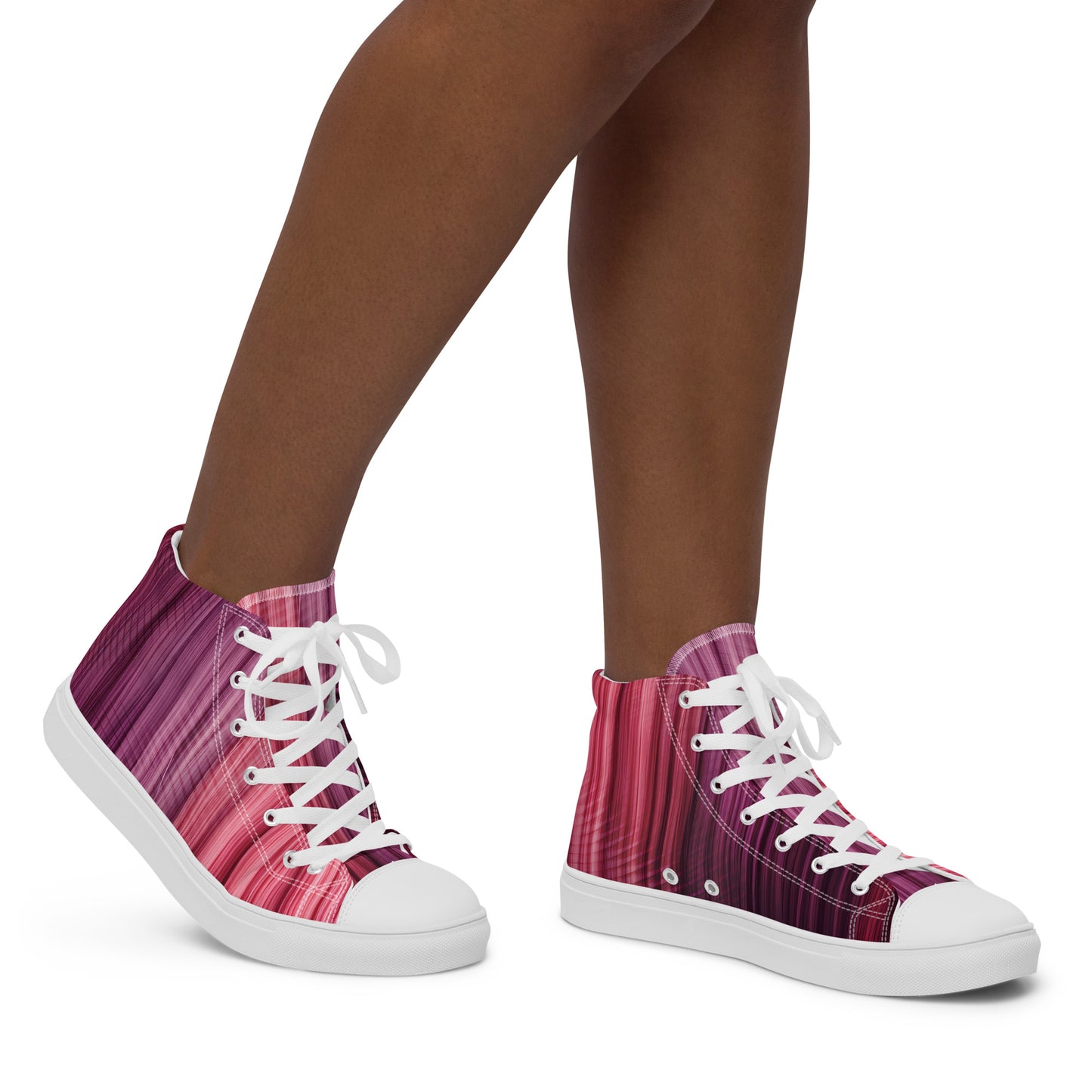 Women’s high top canvas shoes