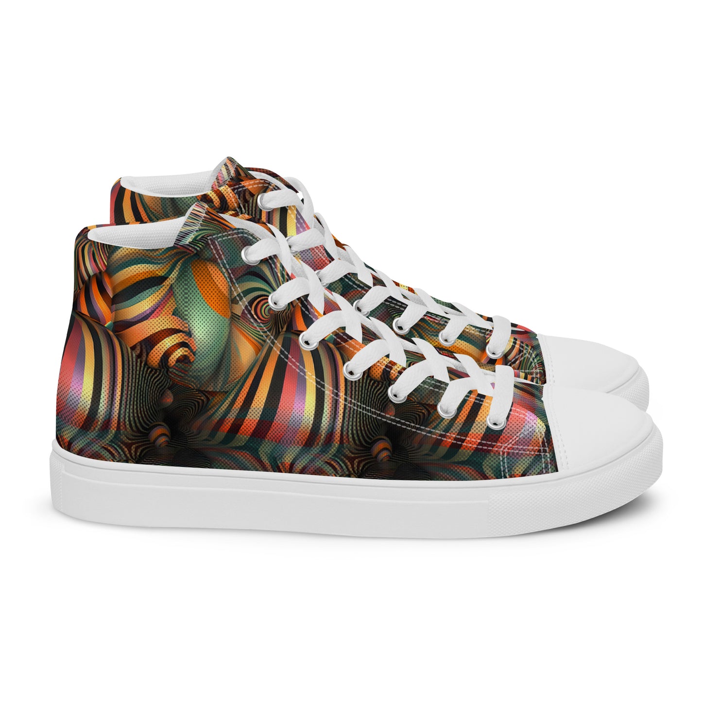 Women’s high top canvas shoes