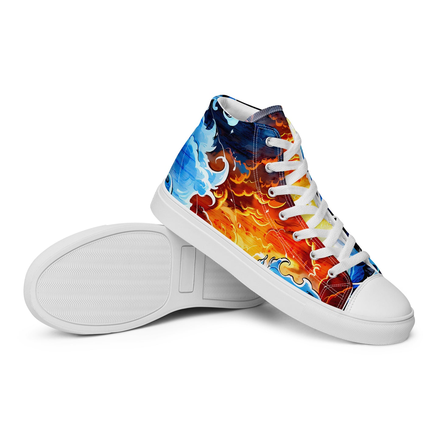 Women’s high top canvas shoes