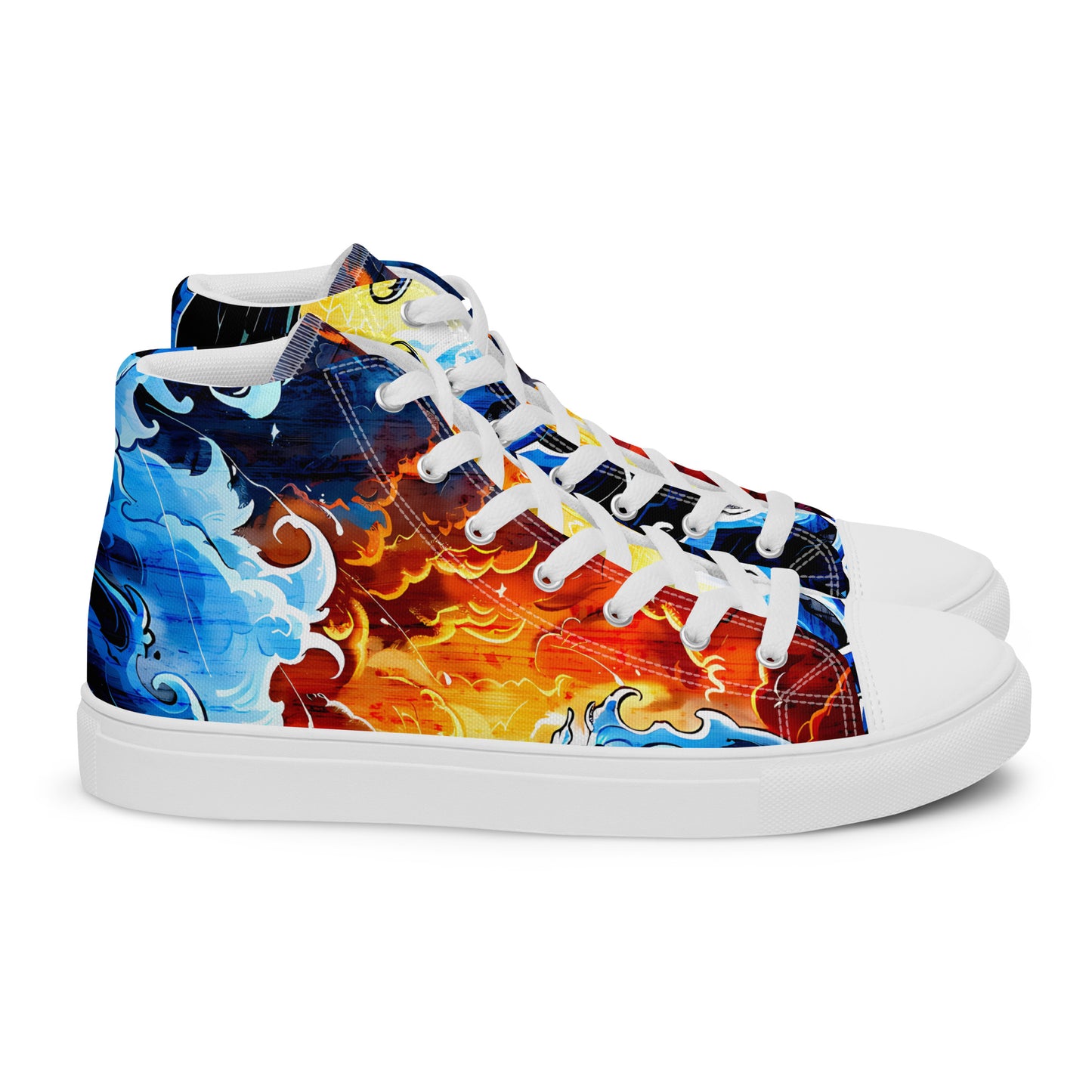 Women’s high top canvas shoes