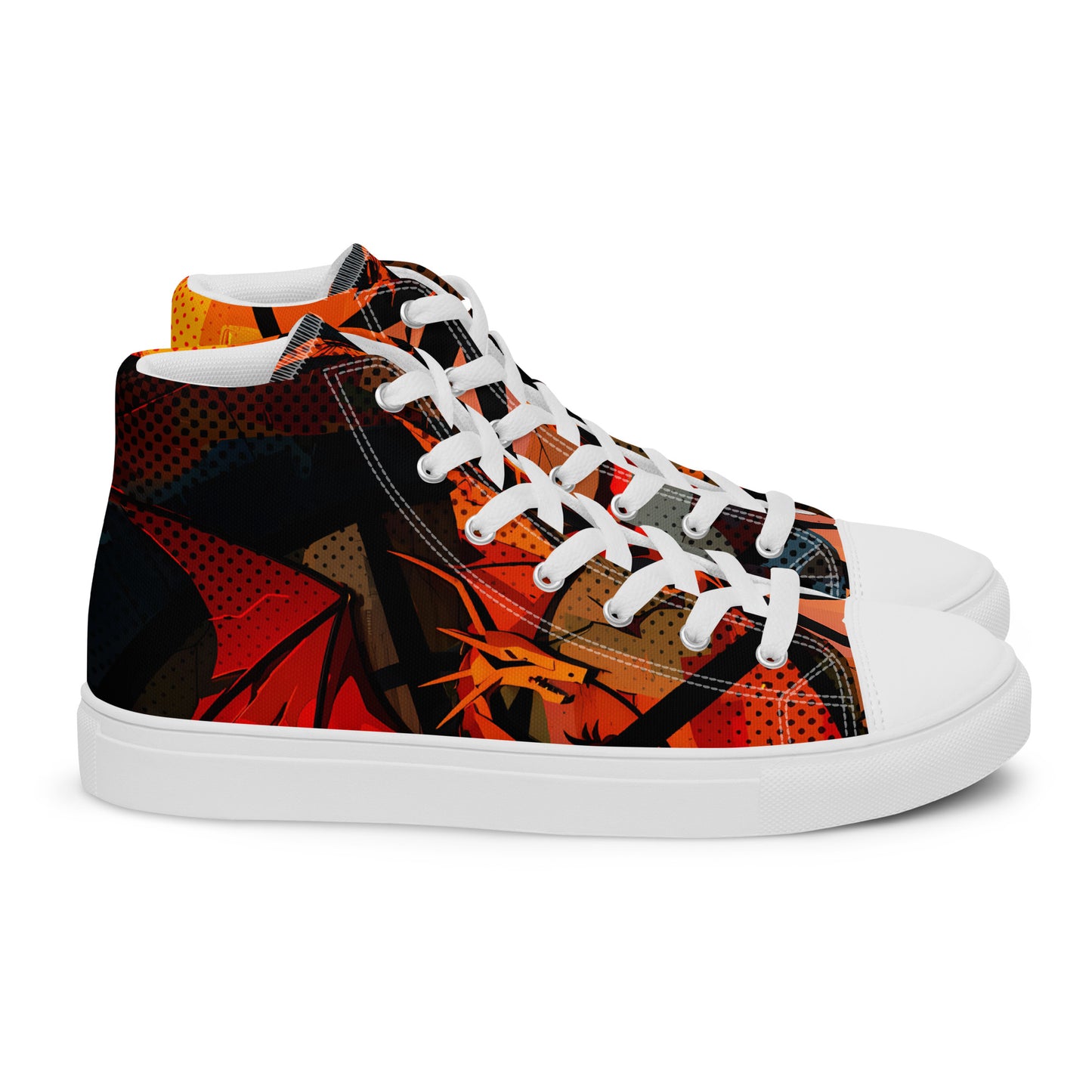 Women’s high top canvas shoes