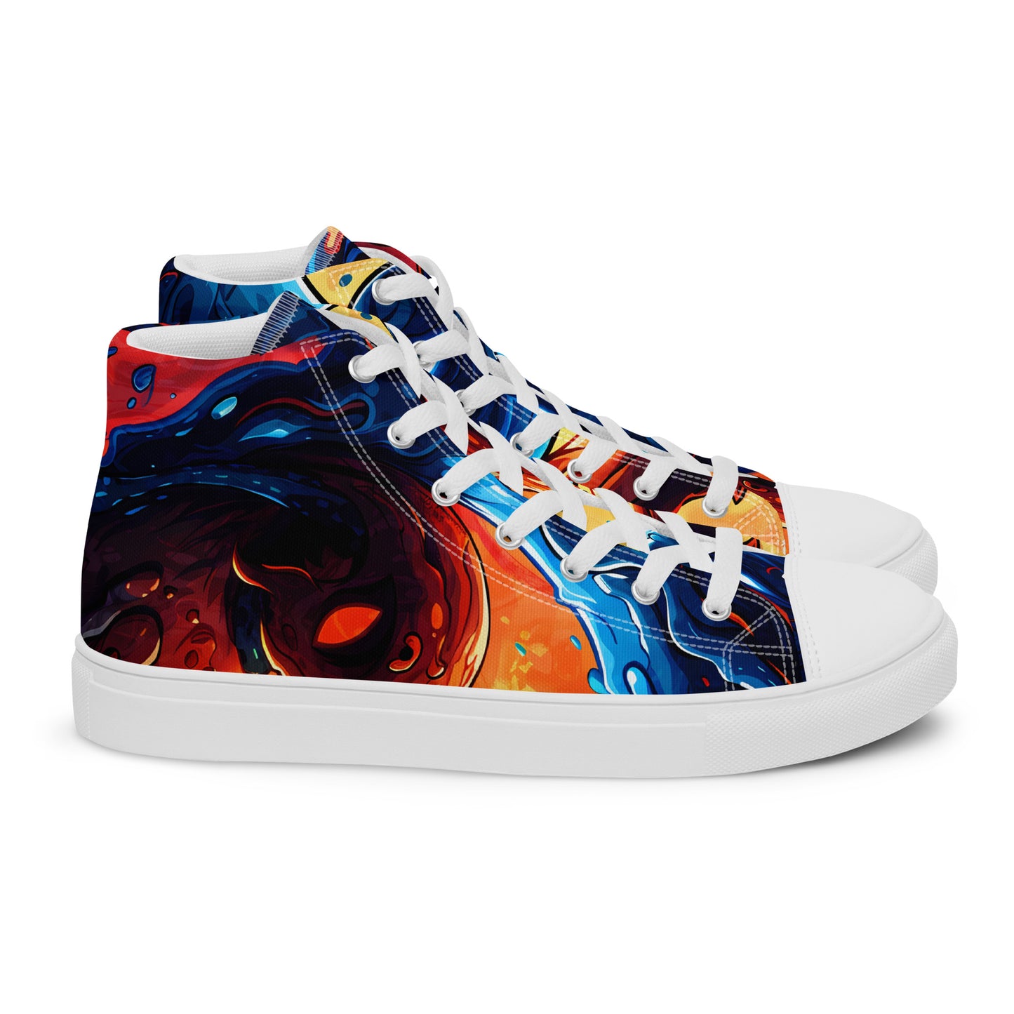 Women’s high top canvas shoes