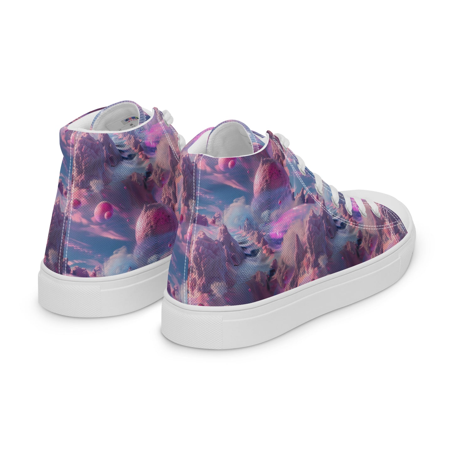 Women’s high top canvas shoes