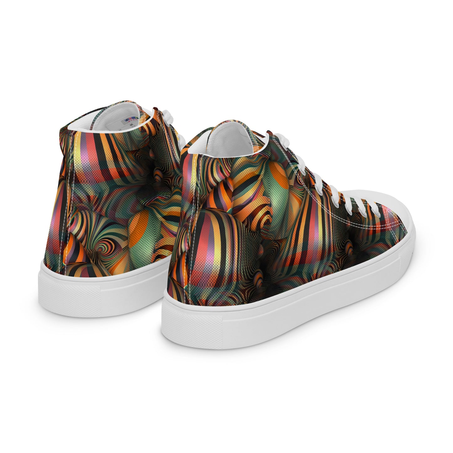 Women’s high top canvas shoes