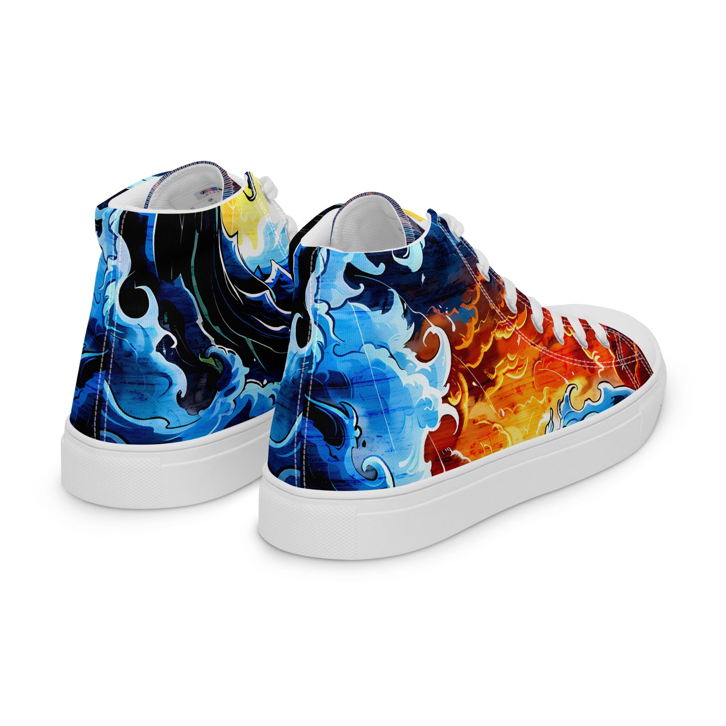 Women’s high top canvas shoes