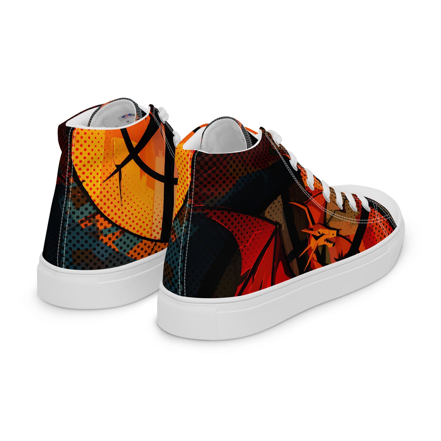 Women’s high top canvas shoes