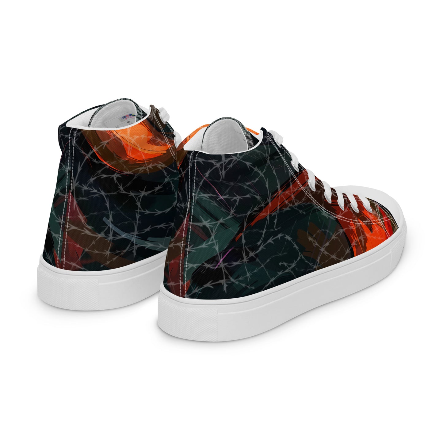 Women’s high top canvas shoes