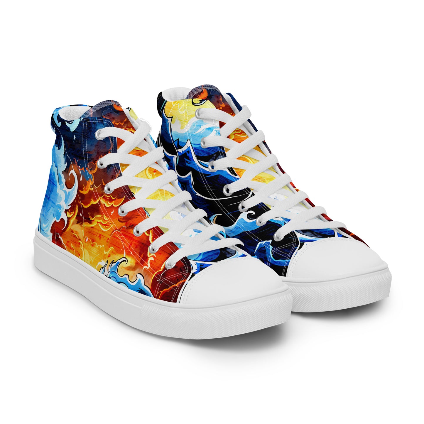 Women’s high top canvas shoes