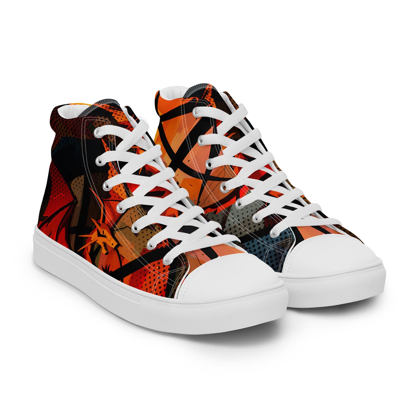 Women’s high top canvas shoes