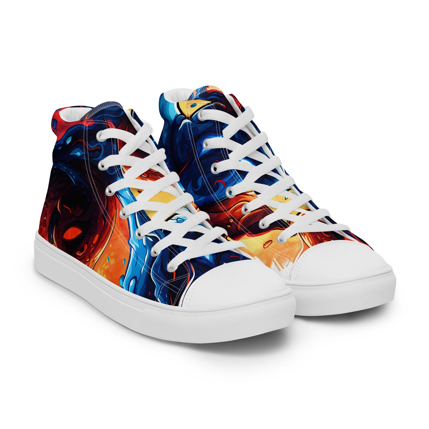 Women’s high top canvas shoes